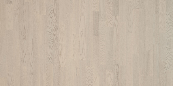 Паркетная доска Focus Floor ASH FREEMANTLE MATT LOC 3S Ясень Кантри, молочный белый матовый лак 